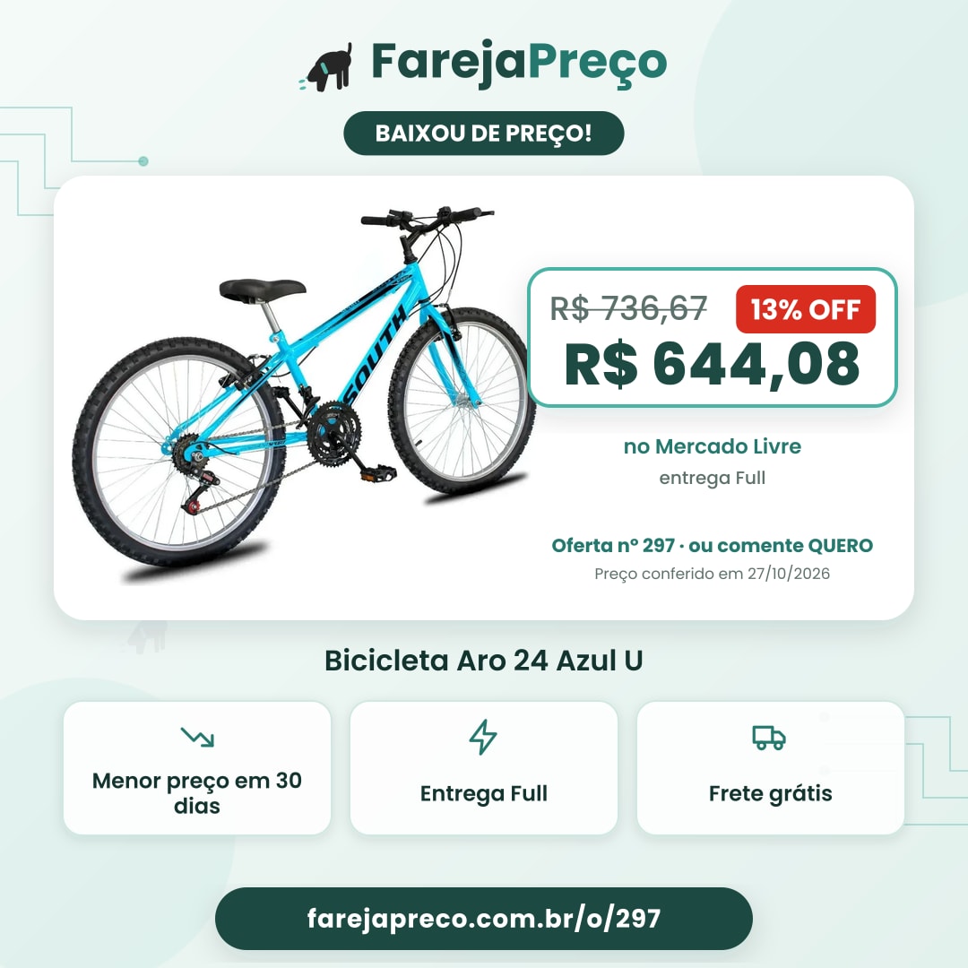 Bicicleta Aro 24 Azul U