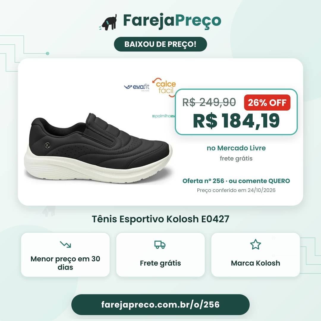 Tênis Esportivo Kolosh E0427