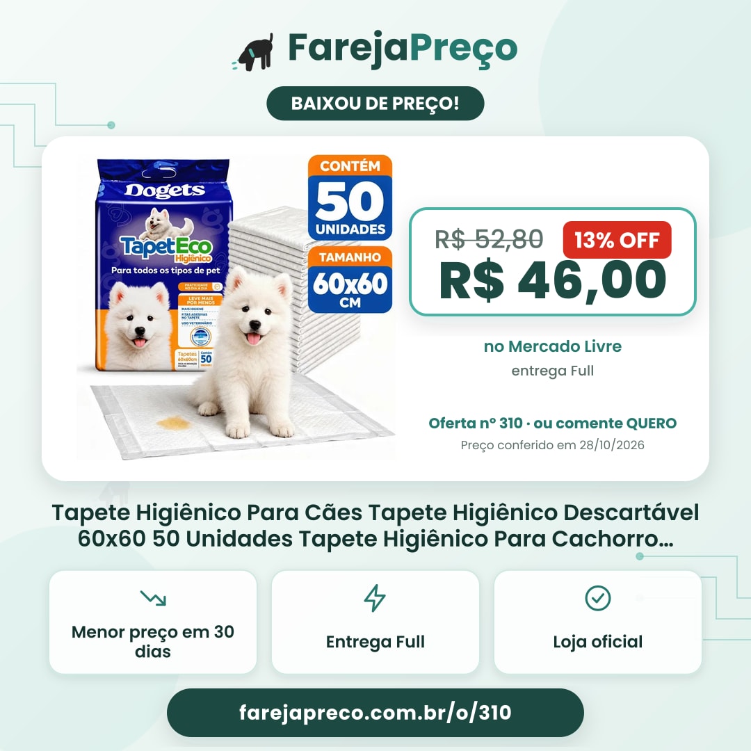 Tapete Higiênico Para Cães Tapete Higiênico Descartável 60x60 50 Unidades Tapete Higiênico Para Cachorro Tapete Pet